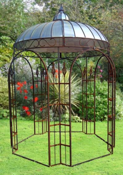 Wrought Iron Kiosk 2400 Sheet Metal Zinc, H3