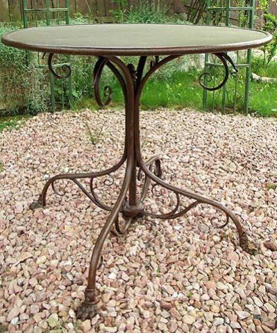 Wrought Iron Round Pedestal O 80, I6r