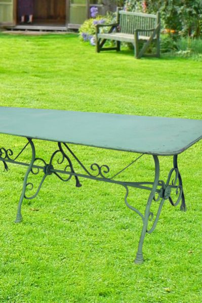 Wrought Iron - Table Arras 160x90xh75 With 4 Foot, i10B