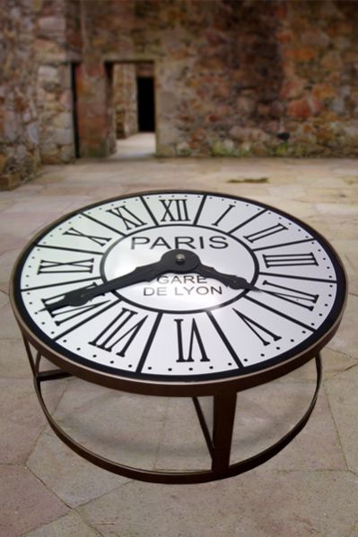 Wrought Iron - Table Clock O 105xh45, iH