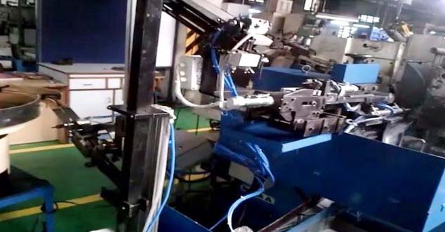 Automatic Loading & Unloading on Centre less Grinder