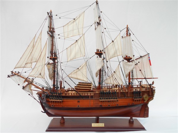 Hms/hm Endeavour 60cm Wooden Model Ship by Tuan Tuan Mai Co., Ltd ...