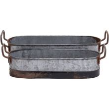 Metal Iron Oval Storage Basket