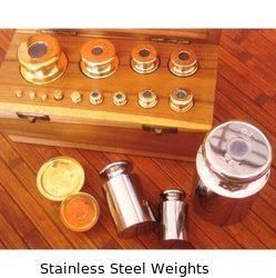 Stainless Steel Weights Laboratory Equipment