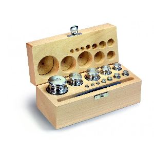Wooden Calibration Weights Box