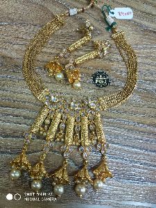 Gold Necklaces Set
