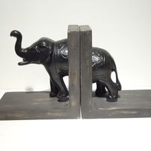 Elephant Cast Iron Bookend