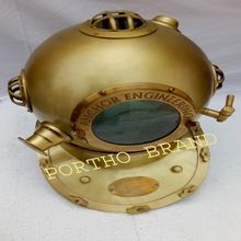 Antique Nautical Diving Helmet