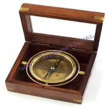 BRASS GIMBLE COMPASS