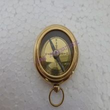 Brass Open Face Pocket Compass