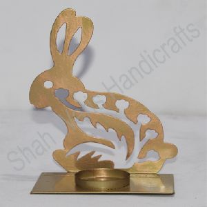 Decorative rabbit Shadow T Light Holder