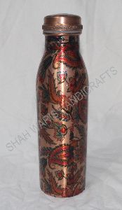 JOINT FREE PRINTED COPPER WATER BOTTLE