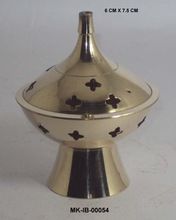 Decorative Brass Cone Burner