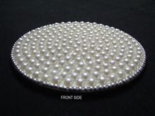 PEARL DECORATED table coaster