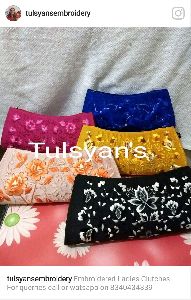 Embroidered ladies clutches