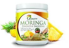 Moringa Powder Blended With Mango Smoothie