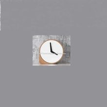 White Wooden Clock