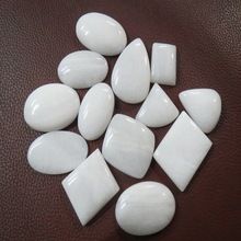 Natural White Jade Gemstone Cabochons