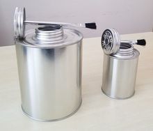 Brush In Can Tin Container