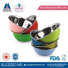 Deep Mixing Bowl With Color