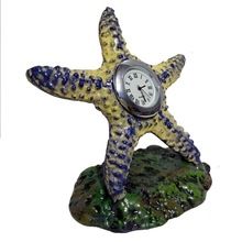 Water Star Fish Table Clock