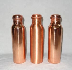 Copper water bottle Plain