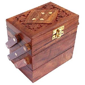Wooden Foldable Jewellery Box