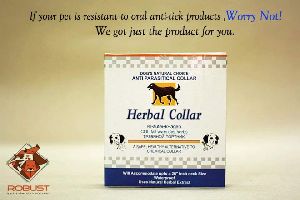 Robust herbal collar for dogs