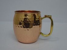 Solid Hammered Copper Moscow mule Mug