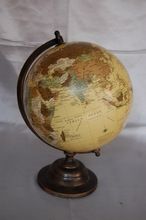 Stationary Earth Globe on Metal Stand
