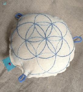 Sacred geometry baby cushion