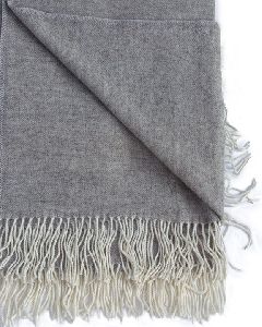 100% Merino Wool Throw Blankets with fringes