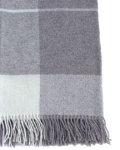 Merino wool throw blanket