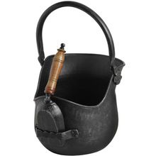 Black Salisbury Helmet coal bucket