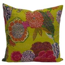 New Kantha Cushions