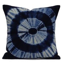 shibori cushion cover