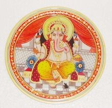 Decorative Marble Plate With Painting