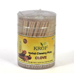KROP Herbal Chewing Picks - 300 Sticks(Clove Flavored)