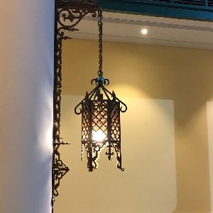 Cast iron decorative light