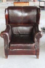 leather single seated sofa