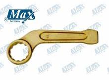 Alloy Non Sparking Bent Ring Slogging Wrench 41 mm