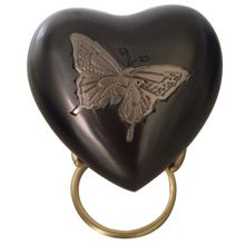 Butterfly Heart Keepsake Urn