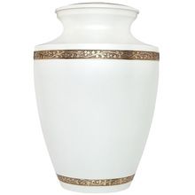 Funeral White Cremation Urn