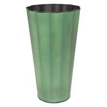 Green Metal Vase