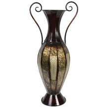 Metal Vase with Handles