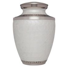 White Pearl Cremation Urn