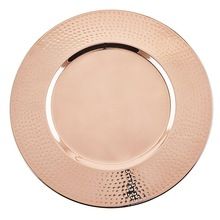 Copper Plated Charger Plate