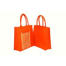 Wooden Palki Handle jute Bags