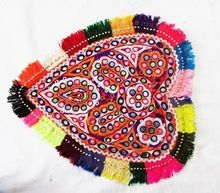 Banjara Indian embroidery Patch Wall Hanging