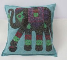 Embroidery Patchwork Cushion Cover
